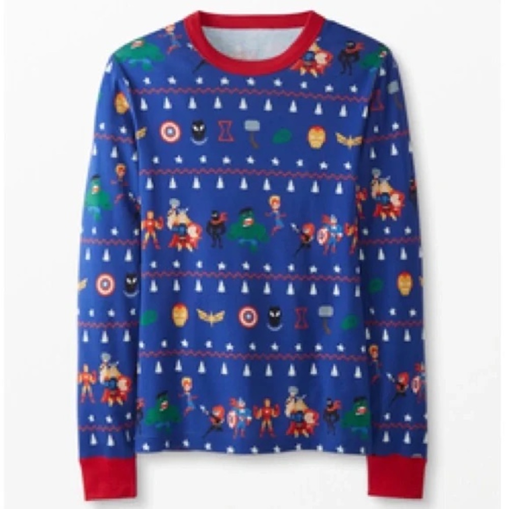 Hanna Andersson Marvel Long Sleeve PJ Pajama Top
